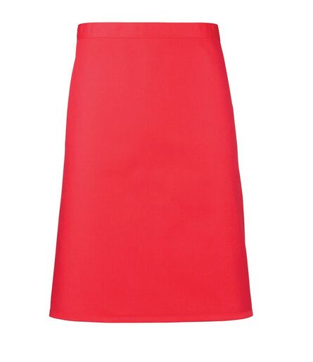 'Colours' Mid Length Apron, Strawberry Red, ONE, Premier