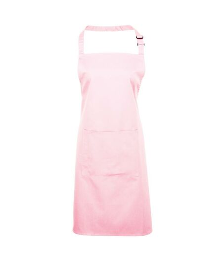 'Colours' Bib Apron with Pocket, Pink, ONE, Premier