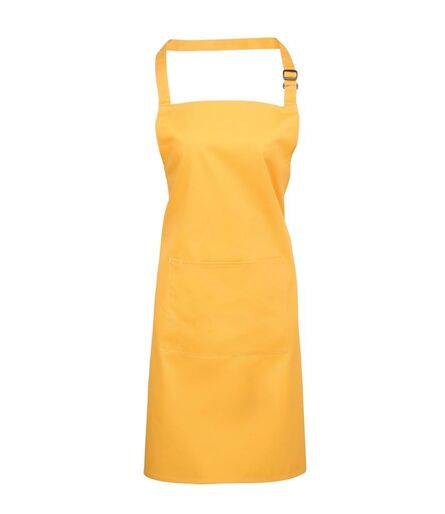 'Colours' Bib Apron with Pocket, Sunflower, ONE, Premier