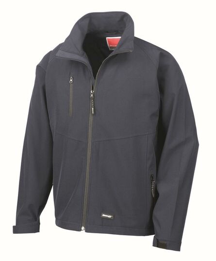 Base Layer Soft Shell Jacket, Navy, 3XL, Result