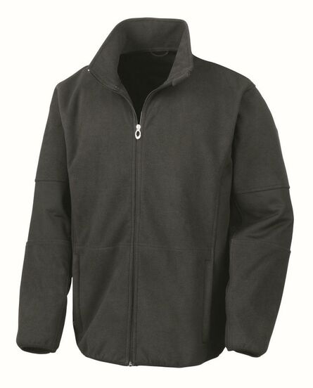 Osaka Combed Pile Soft Shell Jacket, Black, 3XL, Result