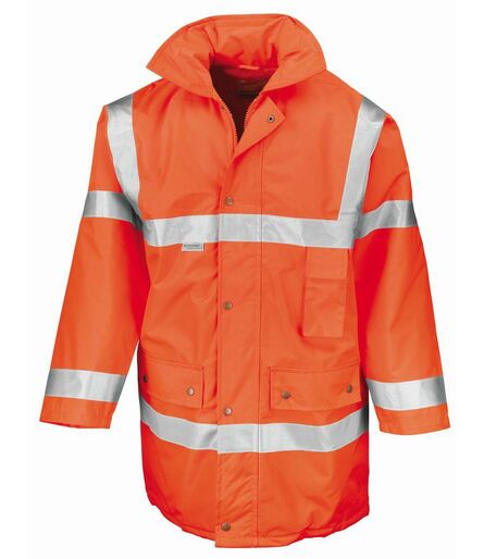 Hi-Vis Safety Jacket, Orange, 3XL, Result Safe-Guard