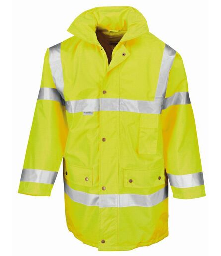 Hi-Vis Safety Jacket, Yellow, 3XL, Result Safe-Guard
