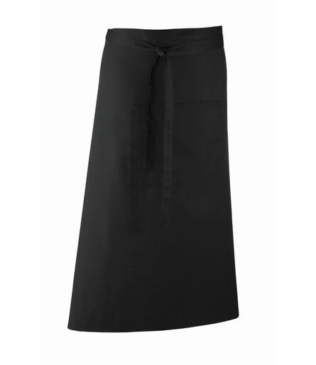 'Colours' Bar Apron, Black, ONE, Premier