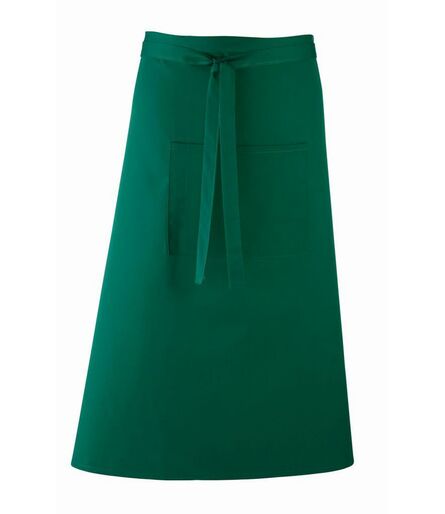 'Colours' Bar Apron, Bottle Green, ONE, Premier