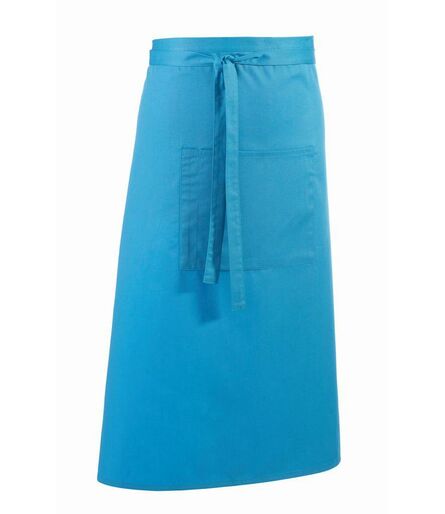 'Colours' Bar Apron, Turquoise Blue, ONE, Premier