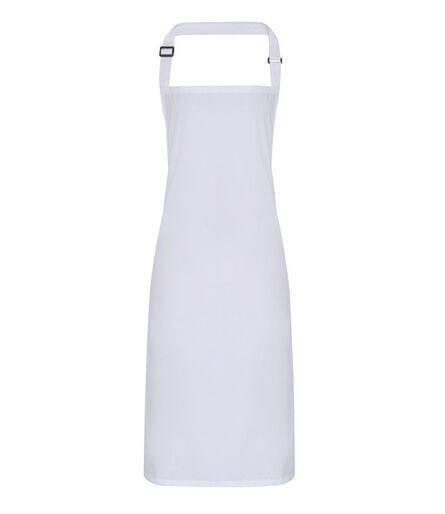 Waterproof Bib Apron, White, ONE, Premier