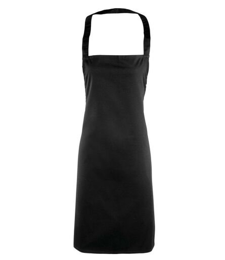 Essential Bib Apron, Black, ONE, Premier