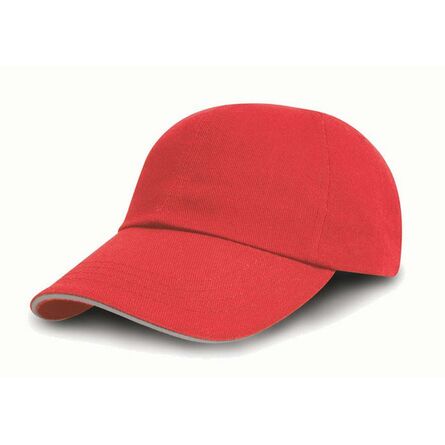 Result Printer Embroiderers Cap, Red, ONE, Result Headwear