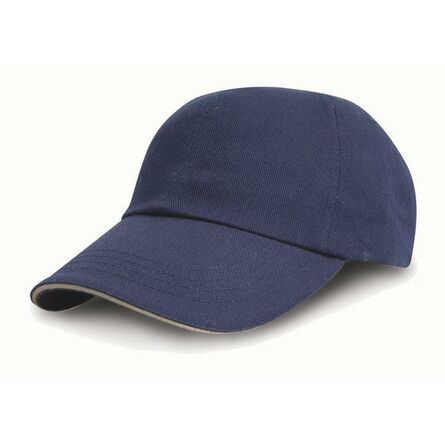 Result Heavy Cotton Drill Pro-Style Cap, Navy, ONE, Result Headwear