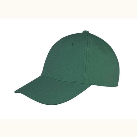 Result Memphis Brushed Cotton Cap, Bottle Green, ONE, Result Headwear