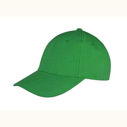 Result Memphis Brushed Cotton Cap, Emerald, ONE, Result Headwear