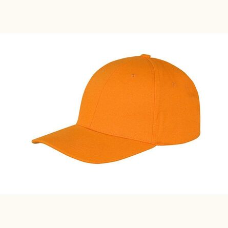 Result Memphis Brushed Cotton Cap, Orange, ONE, Result Headwear