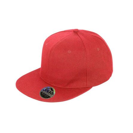 Result Original Bronx Snapback Cap, Red, ONE, Result Headwear