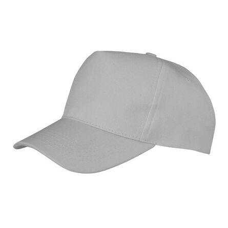 Result Boston 5 Panel Printers Cap, Dove Grey, ONE, Result Headwear