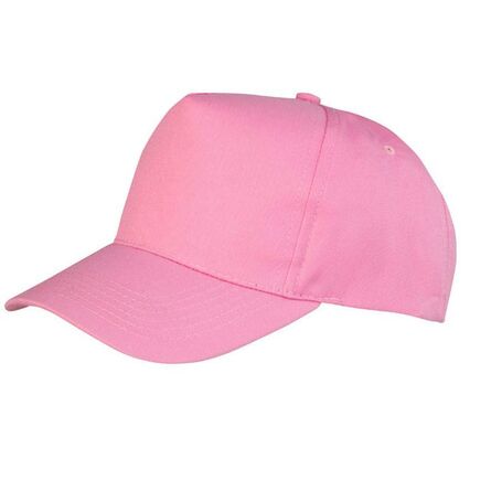 Result Boston 5 Panel Printers Cap, Pink, ONE, Result Headwear