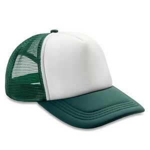 Result Core 1/2 Mesh Truckers Cap, Bottle Green/White, ONE, Result Headwear