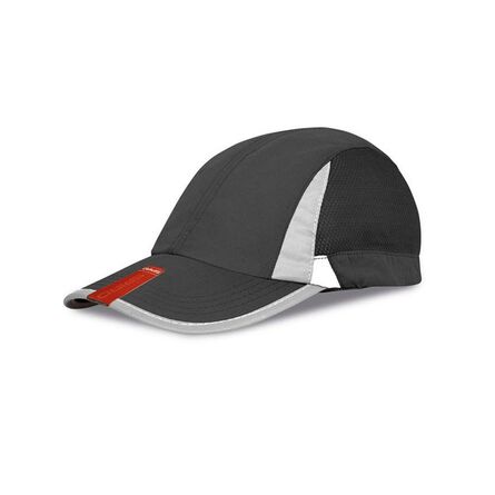 Spiro Sport Cap, Black/White, ONE, Result Headwear