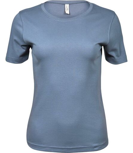 Ladies Interlock T-Shirt, Flintstone, L, Tee Jays