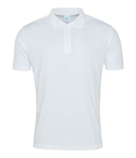 AWDis Cool Smooth Polo Shirt, Arctic White, 3XL, Just Cool