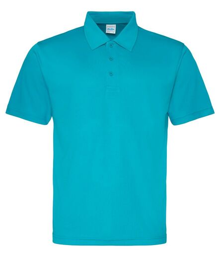 AWDis Cool Polo Shirt, Turquoise Blue, 3XL, Just Cool