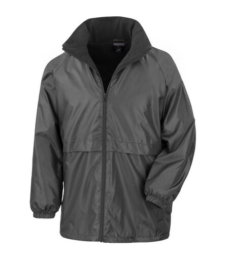 Micro Fleece Lined Jacket, Black, 3XL, Result Core