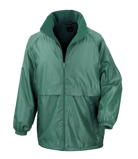 Micro Fleece Lined Jacket, Bottle Green, 3XL, Result Core