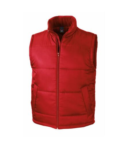 Padded Bodywarmer, Red, 3XL, Result Core