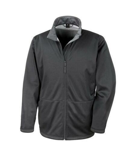 Soft Shell Jacket, Black, 3XL, Result Core