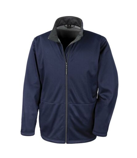 Soft Shell Jacket, Navy, 3XL, Result Core