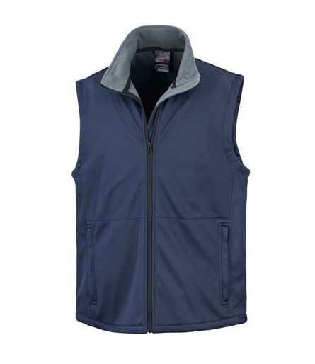 Soft Shell Bodywarmer, Navy, 3XL, Result Core