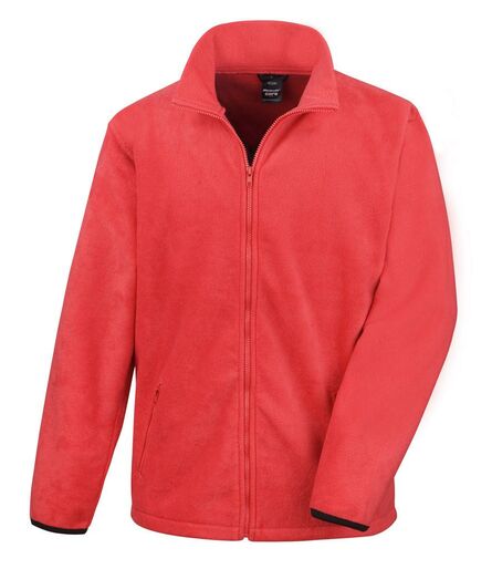 Fleece Jacket, Flame Red, 3XL, Result Core