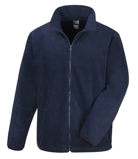 Fleece Jacket, Navy, 3XL, Result Core