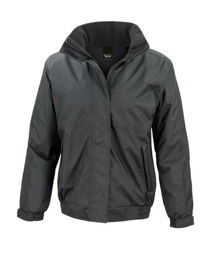 Ladies Channel Jacket, Black, L/14, Result Core