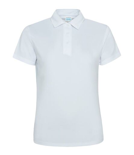 AWDis Ladies Cool Polo Shirt, Arctic White, L, Just Cool