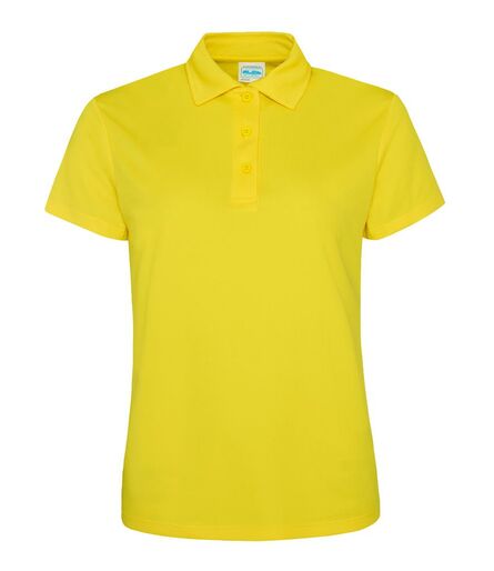 AWDis Ladies Cool Polo Shirt, Sun Yellow, L, Just Cool